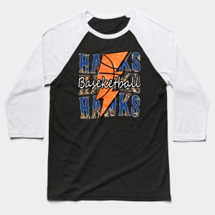 Graphic Basketball Hawks Proud Name Vintage Baseball T-Shirt
